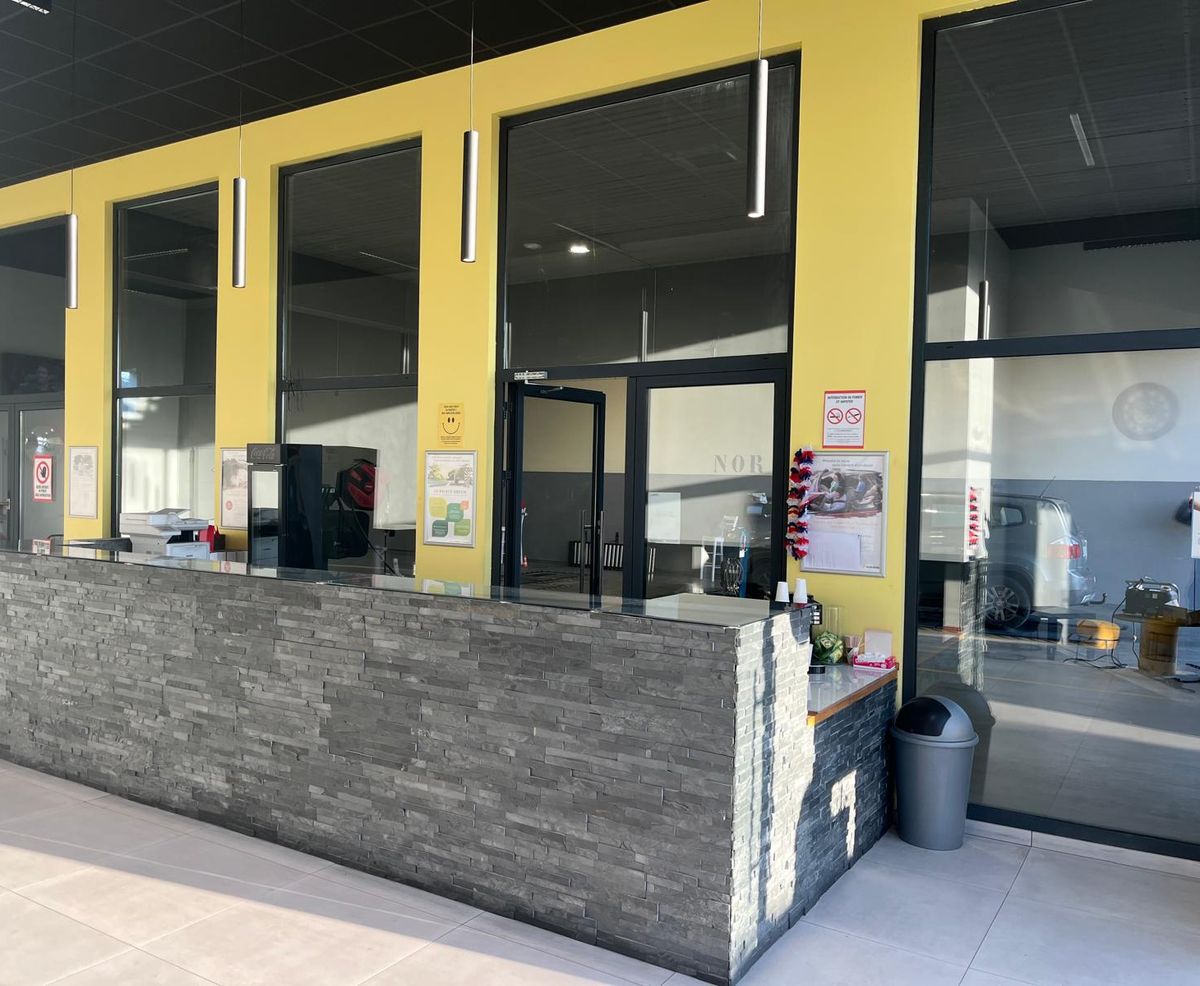 L'accueil et la salle d'attente